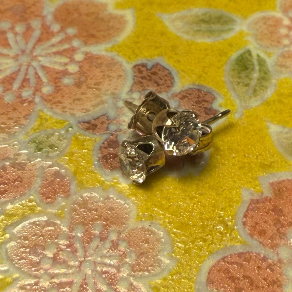 Elegant Silver Stud Earrings